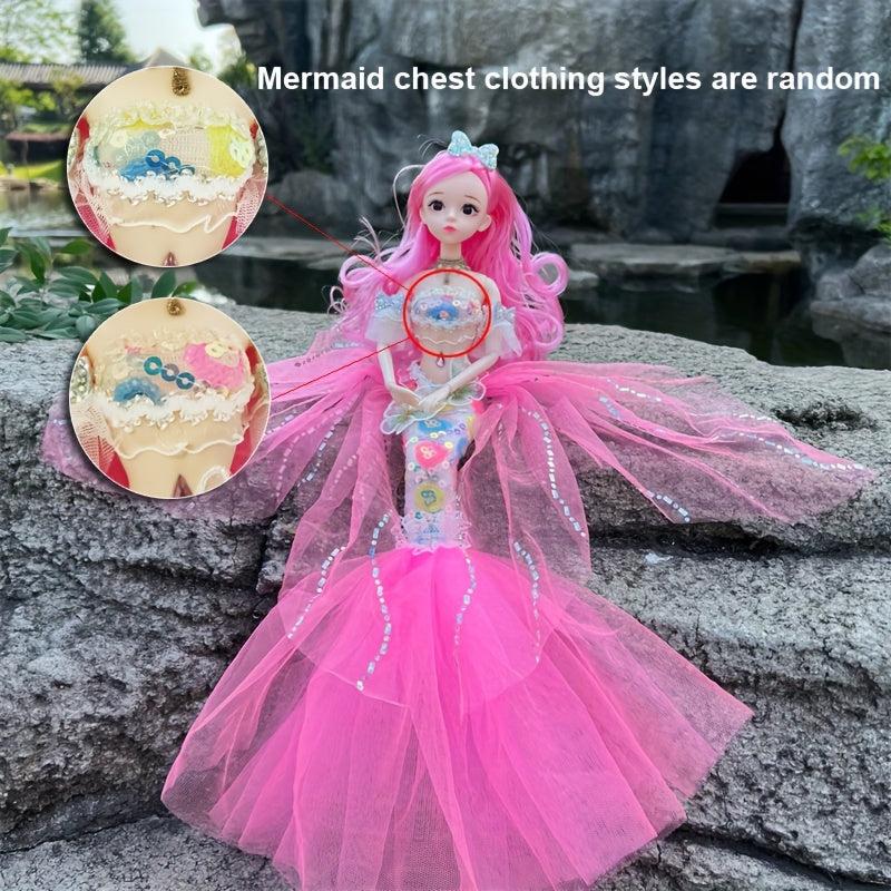 Mermaid Doll Toy Princess Doll Wedding Dress Birthday Gift