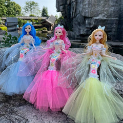 Mermaid Doll Toy Princess Doll Wedding Dress Birthday Gift