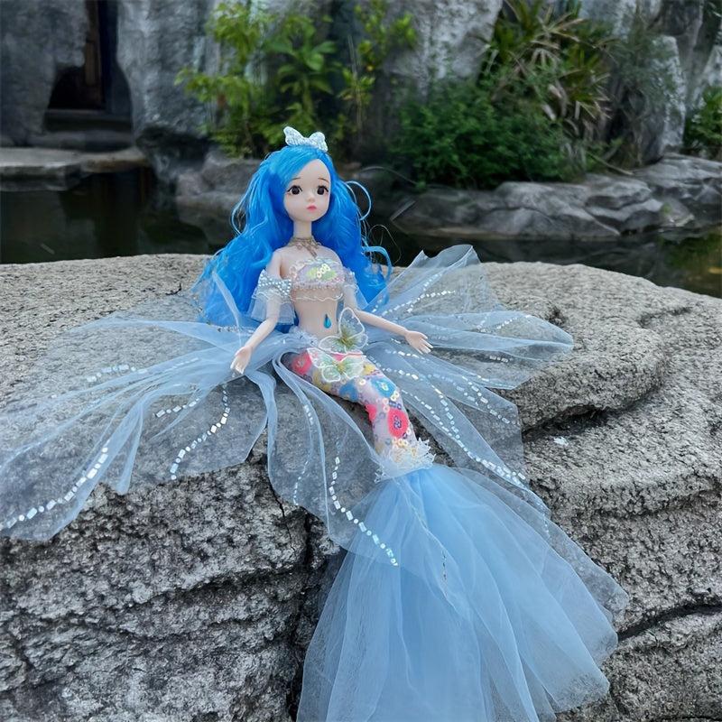 Mermaid Doll Toy Princess Doll Wedding Dress Birthday Gift