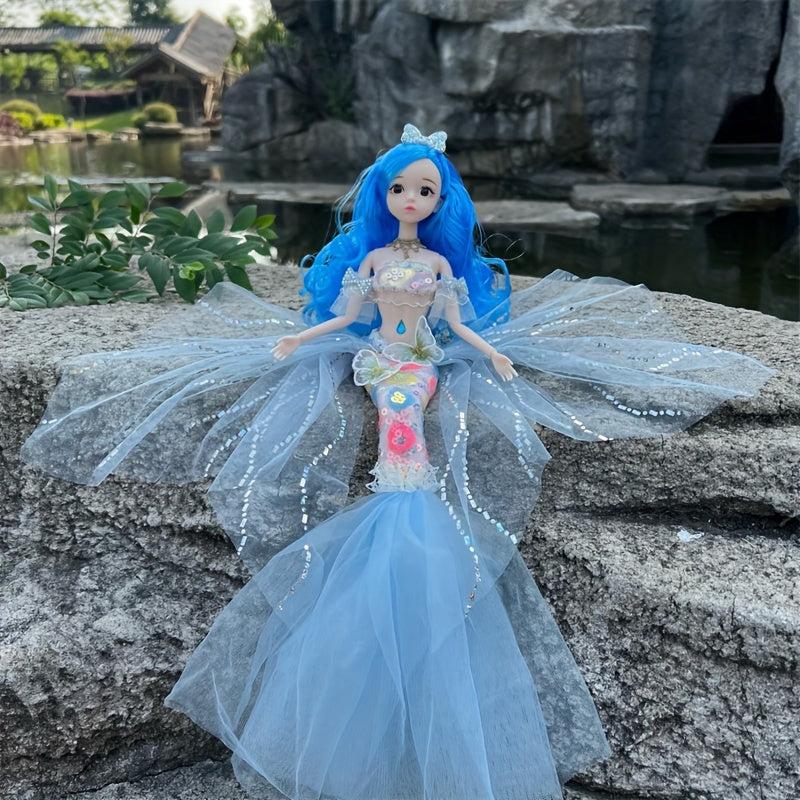 Mermaid Doll Toy Princess Doll Wedding Dress Birthday Gift
