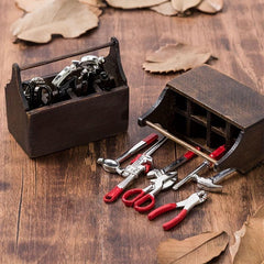 1/12 Dollhouse Tool Box Set - Mini Metal Repair Tools