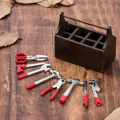 1/12 Dollhouse Tool Box Set - Mini Metal Repair Tools