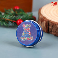1/12 Dollhouse Mini Christmas Cookies Candy Tin Box Home Decor