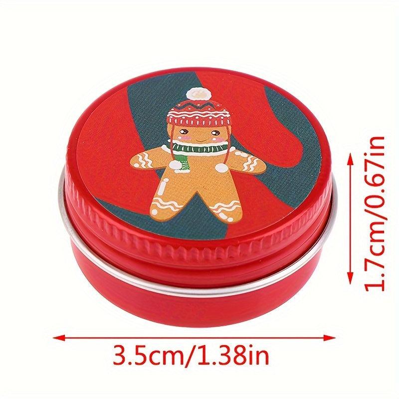 1/12 Dollhouse Mini Christmas Cookies Candy Tin Box Home Decor