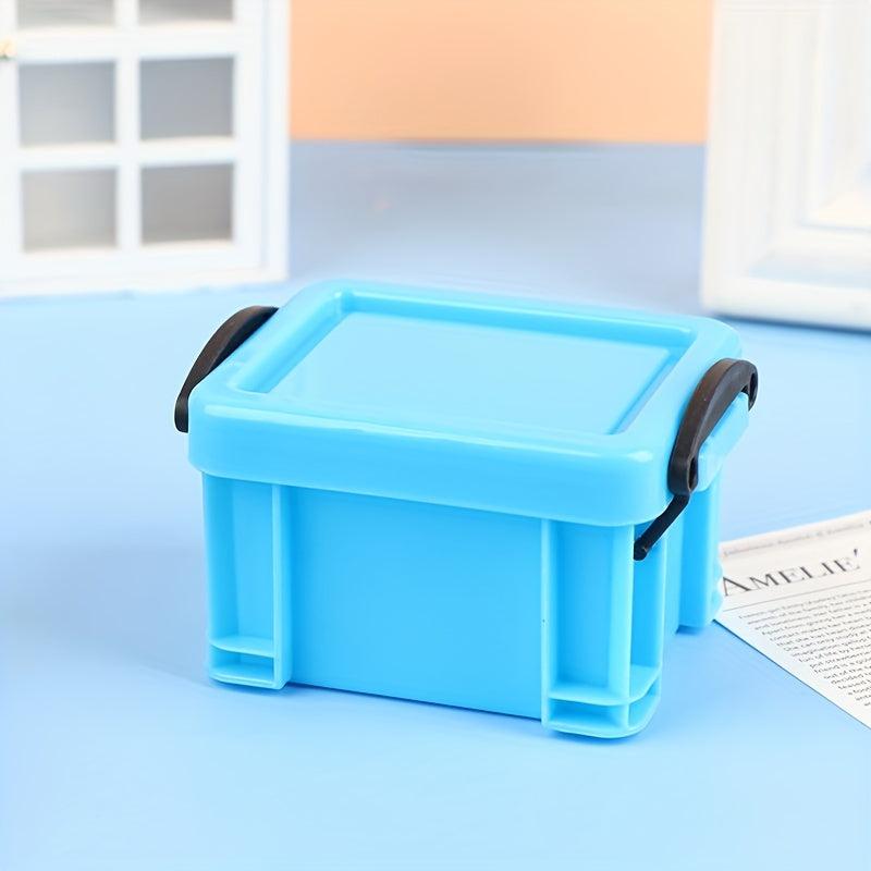 1:12 Dollhouse Storage Basket Box Model Living Room Decor