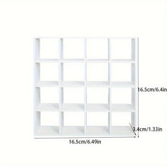 1:12 Dollhouse Mini Furniture 16 Grids Display Cabinet Shelf