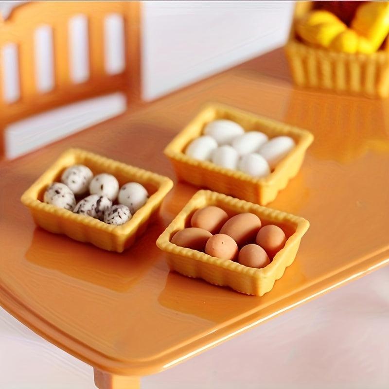 Dollhouse Food Play Life Scenery Boxed Egg Duck Quail Egg Gift