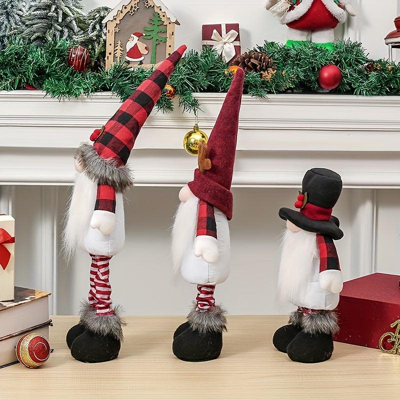 Christmas Dwarf Old Man Telescopic Doll Home Decoration Supplies