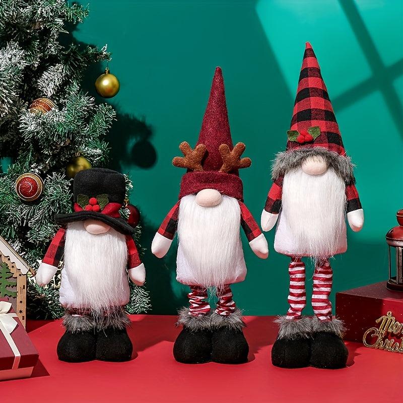 Christmas Dwarf Old Man Telescopic Doll Home Decoration Supplies
