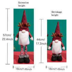 Christmas Dwarf Old Man Telescopic Doll Home Decoration Supplies
