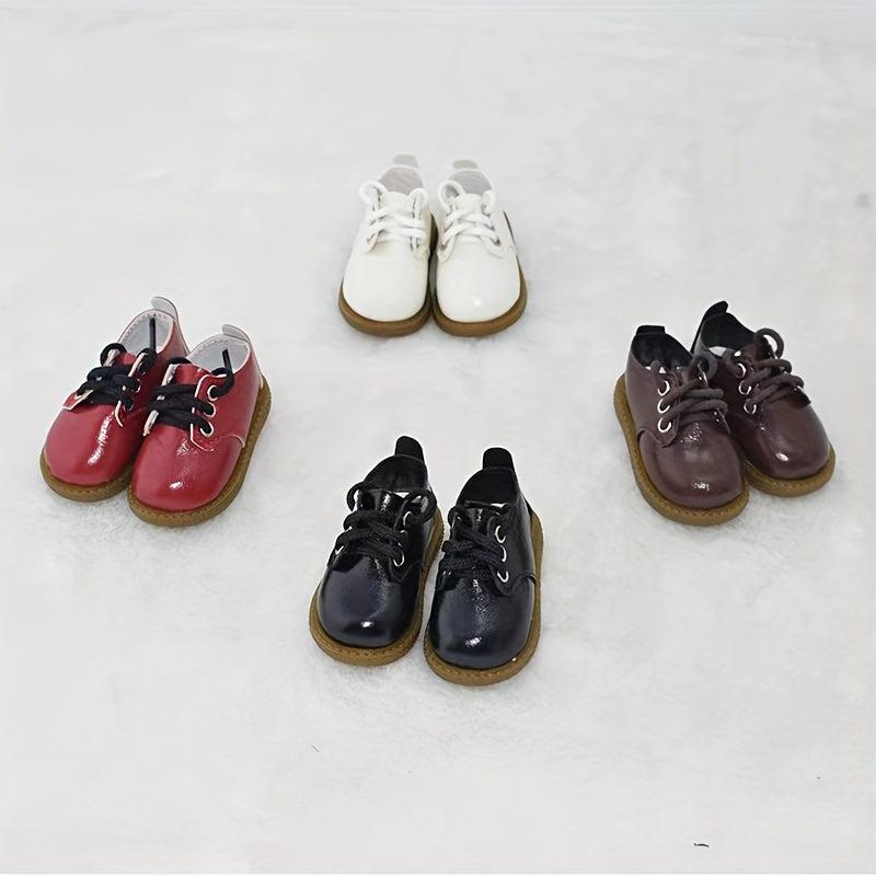 4pcs Doll Shoes Casual All match Small Shoes Single Shoes - 4 Colors