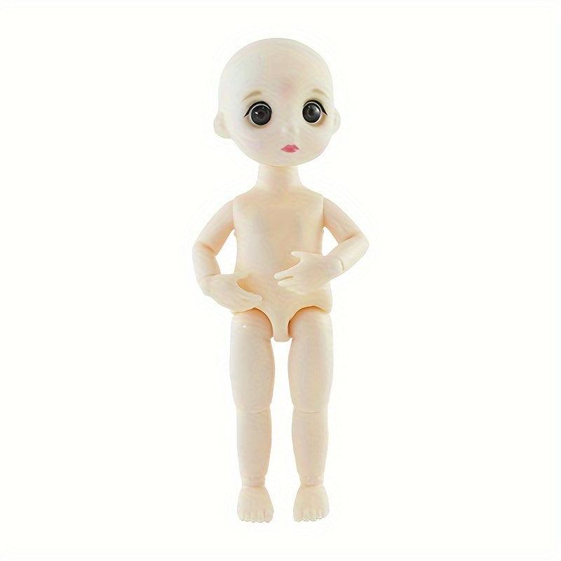 6 Inch Doll 1/12 Scale with 13 Joints Body for Halloween