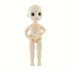 6 Inch Doll 1/12 Scale with 13 Joints Body for Halloween