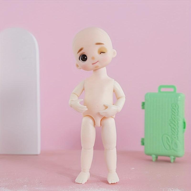 6 Inch Doll 1/12 Scale with 13 Joints Body for Halloween