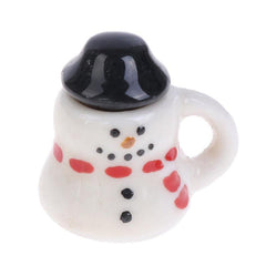 1:12 Dollhouse Christmas Ceramics Cups Doll Coffee Tea Cup Accessory