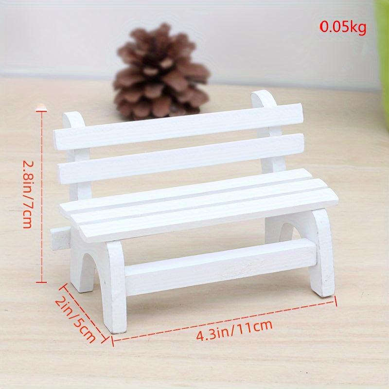 Mini Wooden Chair Creative Toy for Home Decor