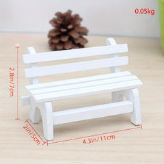 Mini Wooden Chair Creative Toy for Home Decor