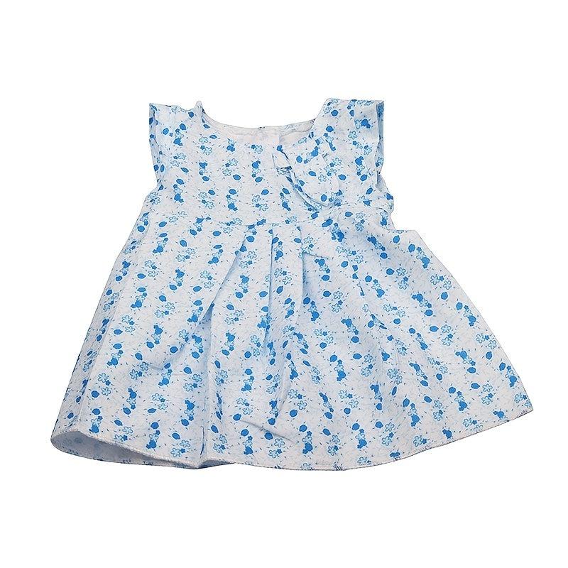 Doll Clothes Print Dress, Fits 45-72 cm Dolls, Shoes Not Included