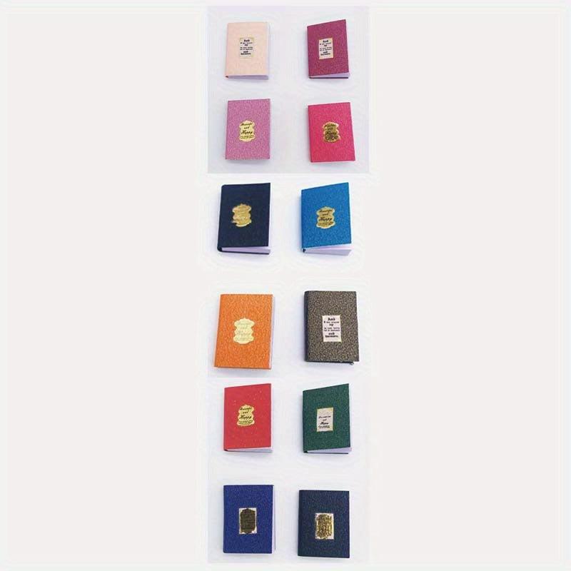 12pcs 1:12 Dollhouse Mini Books Furniture Accessories Fun Bookstore