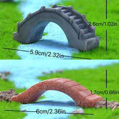 Plate Bridge Micro Landscape Bonsai Fish Tank Ornaments