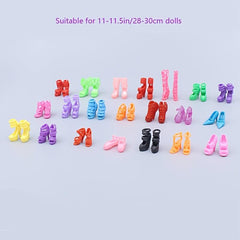 Princess Doll Accessory Shoes Boots - Random Style