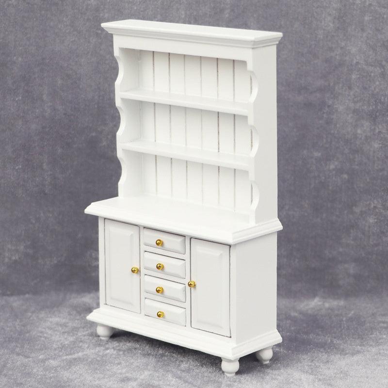 Wooden Table Desk Cabinet Cupboard Dollhouse Accessories