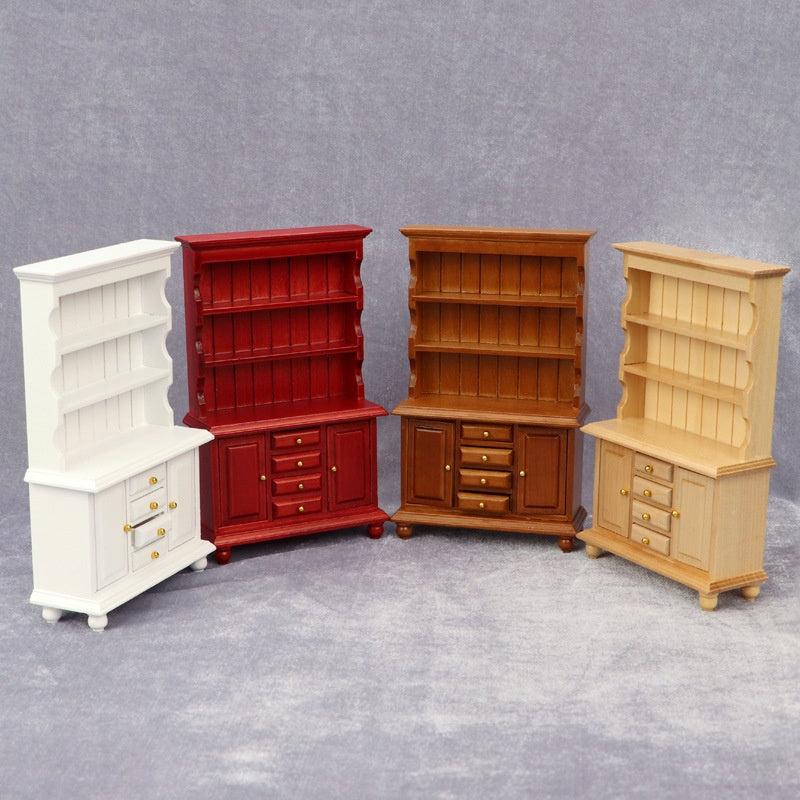 Wooden Table Desk Cabinet Cupboard Dollhouse Accessories