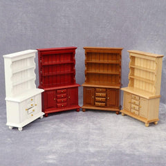 Wooden Table Desk Cabinet Cupboard Dollhouse Accessories