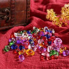 30pcs Glaze Crystal Glass Copper Urn Year Ornaments