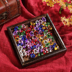 30pcs Glaze Crystal Glass Copper Urn Year Ornaments