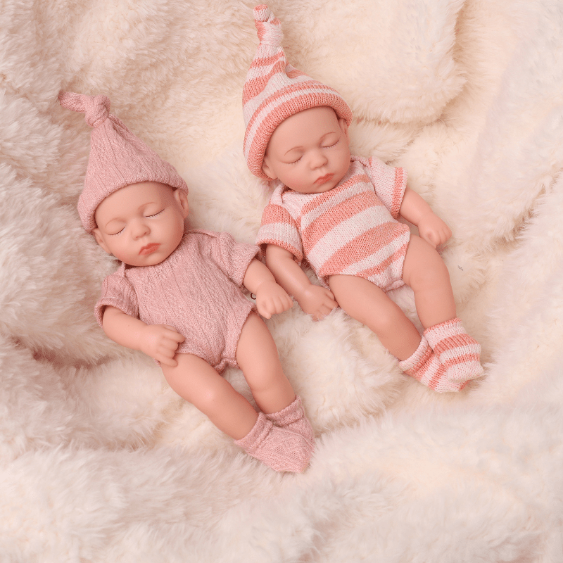 Soft Vinyl Mini Rebirth Doll Ornaments Holiday Gift
