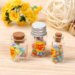 Dollhouse Kitchen Mini Canisters & Lollipop DIY Accessories