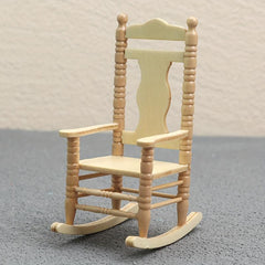 1/12 Dollhouse Rocking Armchair Mini Furniture DIY Toy