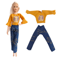 Mixed Style Clothes Barbie Doll Accessories Mermaid Dress Casual Wear Gift