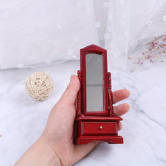 1:12 Dollhouse Full Length Dressing Mirror Model House Room Decor