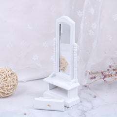 1:12 Dollhouse Full Length Dressing Mirror Model House Room Decor