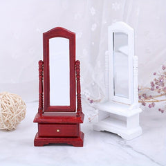 1:12 Dollhouse Full Length Dressing Mirror Model House Room Decor