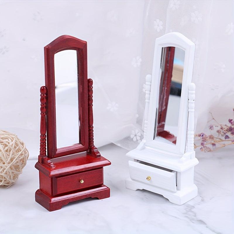 1:12 Dollhouse Full Length Dressing Mirror Model House Room Decor