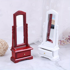1:12 Dollhouse Full Length Dressing Mirror Model House Room Decor