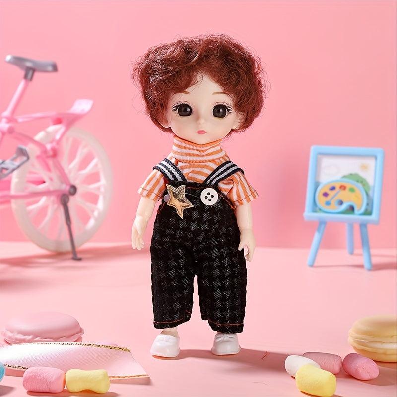 2pcs Lovely Couple Suit Couple Dolls Movable Joint Dolls Set