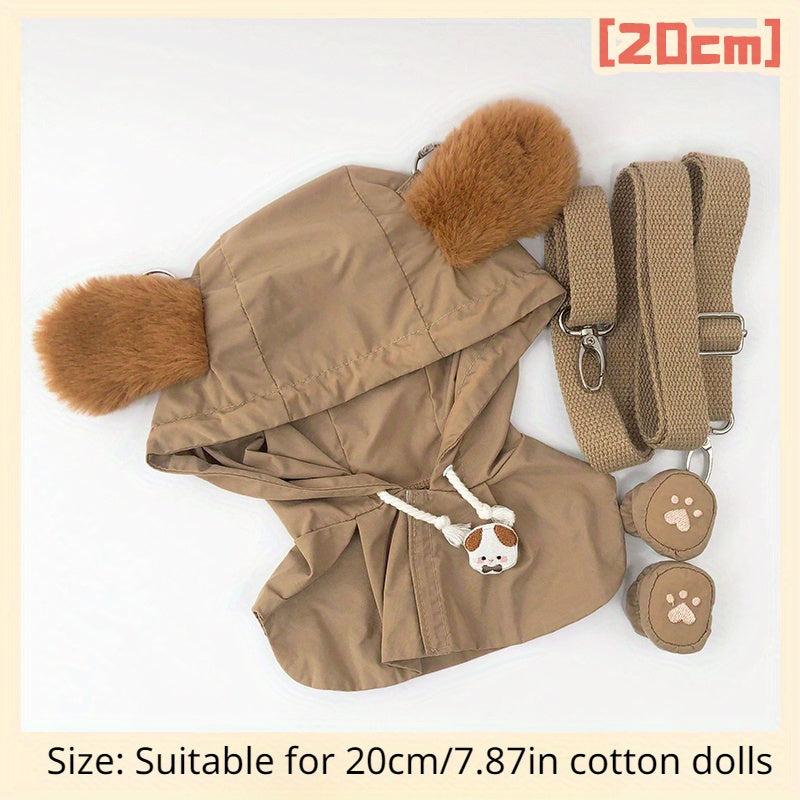 Colorful Raincoat for Waistcoat Doll Clothes
