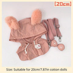 Colorful Raincoat for Waistcoat Doll Clothes