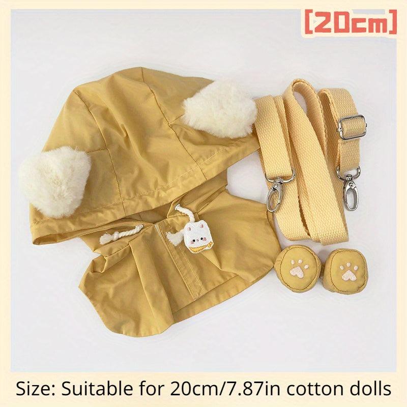 Colorful Raincoat for Waistcoat Doll Clothes