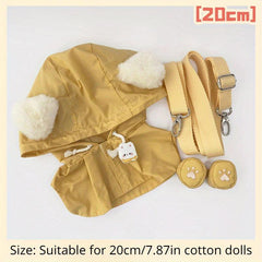 Colorful Raincoat for Waistcoat Doll Clothes