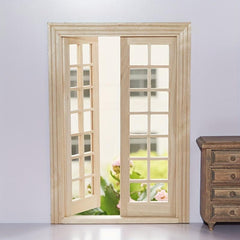 1/12 Dollhouse Micro Scene Accessories Door Window Mailbox Mini Furniture