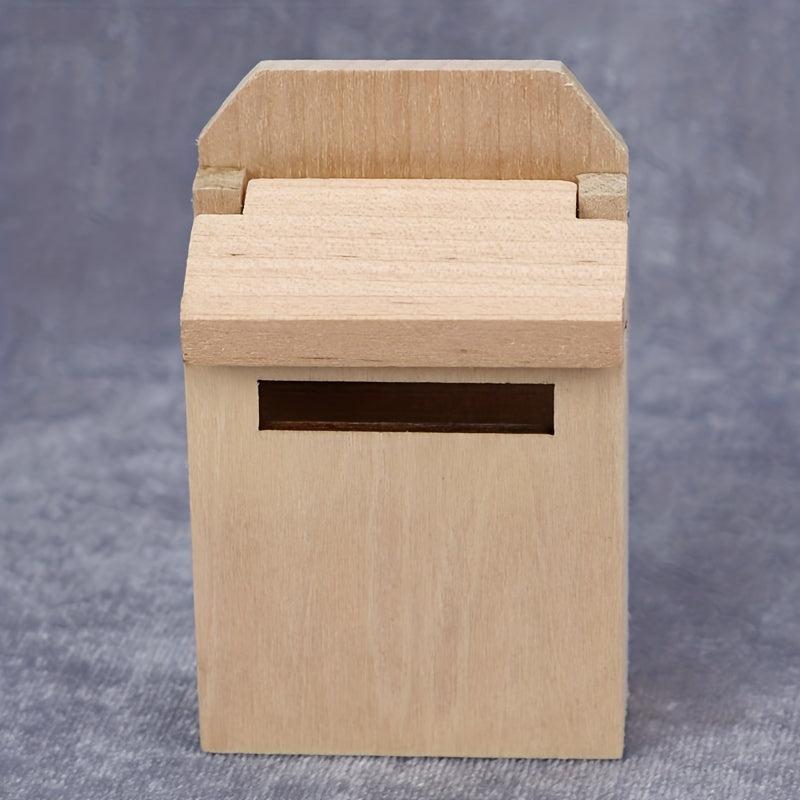 1/12 Dollhouse Micro Scene Accessories Door Window Mailbox Mini Furniture