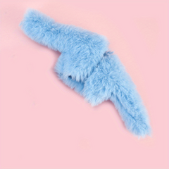 Multicolor Long Sleeve Fur Coat for 11 8 Inch Doll