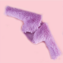 Multicolor Long Sleeve Fur Coat for 11 8 Inch Doll