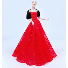 Stylish Doll Outfits Red Gown Top Skirt Dress & More Accessories for 1/6 Dolls