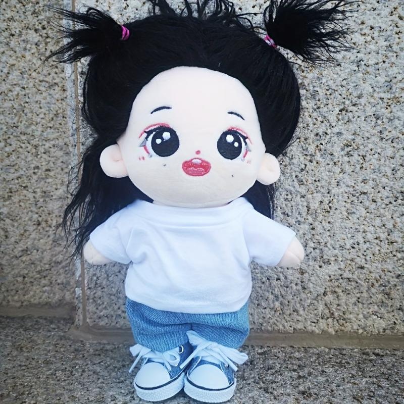 7 9 Inch Doll Plush Toy Figure T-shirt & Short Clothes Doll Accessories